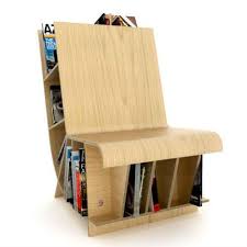 No Room For A Reading Nook A Comfy Chair For Lounging And Taking In A Good Book Doubles As A Resource Furniture Space Saving Furniture Transforming Furniture