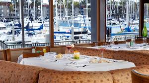 Marina Del Rey Waterfront Seafood Restaurant Dining With A