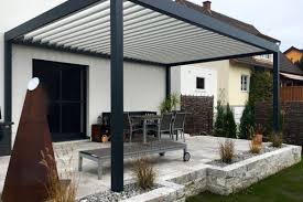B200 Xl Lamellendach Bioklimatische Pergola Mit Mehrwert Ferobau Lamellendach Glashaus Pergola