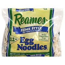 Homemade egg noodles (like reames) only require 4 ingredients!! Reames Frozen Food Pasta Egg Noodles 12 Oz Safeway