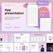 Creta Free App Presentation Powerpoint Google Slides Template By Slidecore Presentation App Presentation Slides Design Powerpoint Presentation Design