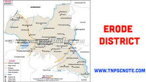 Erode District Map 2020 Erode District Information, Boundaries And History From Shankar Ias Academy
