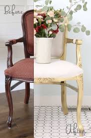 The Gilded French Chair French Chairs Painted Wood Chairs Furniture Makeover