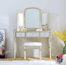 Check them out, for something to match with your console. Isabelle L Mirrored Vanity Set L Dressing Table Furniture Tables Chairs On Carousell