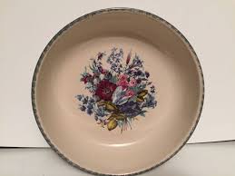 Vhtf Rare Home And Garden Party Floral Stoneware Collection Serving Bowl Baker Stoneware Garden Party Home And Garden