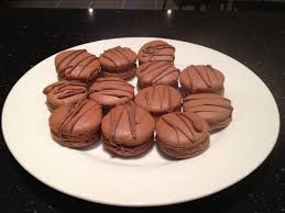 Twix Macarons Tray Bakes Recipes Food
