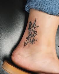 Ankle Flower Tattoo Beautiful Small Tattoos Tattoos Shape Tattoo
