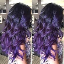 Purple Balayage With Dark Hair Google Search Hair Styles Ombre Hair Color Purple Hair