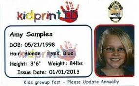 An arizona id card can help protect your child against identity theft. Child Id Program Avon In