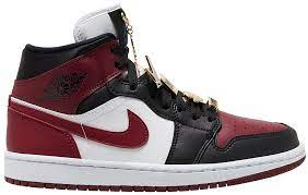 Кроссовки air jordan 1 mid se 'metallic gold'. Air Jordan Wmns 1 Mid Se Black Cz4385 016