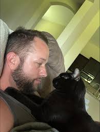 Someone missed his Daddy 🖤🖤🖤 🐈‍⬛🐈‍⬛🐈‍⬛ I missed my special boy too!  I'm home after 10 amazing days