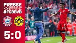 Borussia dortmund v bayern munich. Der Sieg In Der Hohe War Vollig Verdient Fc Bayern Pressekonferenz Mit Niko Kovac Lucien Favre Youtube