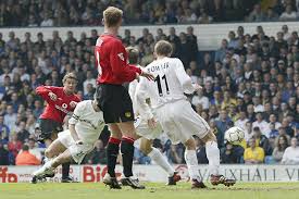 United are playing really well here. On This Day In 2002 Leeds 3 4 Man Utd