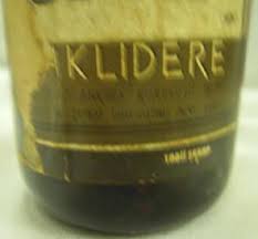 Kavaklidere 'altin kopuk' brut, turkey 75cl. Minyatur Sise Altin Kopuk Kavaklidere Saraplari Anonim Sirketi Ankara Kurulus 1929 10 Cl 19313 Garaj Antik