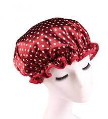 Ilovediy Elastic Double Deck Waterproof Shower Cap Bathing Caps Shower Hat For Women Bathing Caps Doublede Shower Cap Waterproof Shower Cap Hair Cover