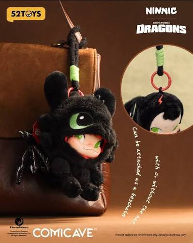 🔥 Exclusive at Comicave! 🔥 Say hello to the cutest collab of the year —  NINNIC x TOOTHLESS A limited-edition plush that transforms with a hood and  doubles as a keychain! Only