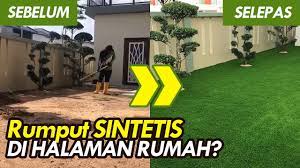 Rumput adalah tumbuhan yang bisa tumbuh liar di manapun. Cara Pasang Rumput Sintetis Rumput Tiruan Green Grass Atas Tanah Youtube