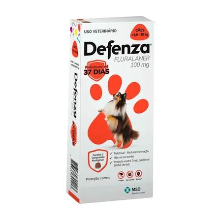 DEFENZA 100MG ( 4,5 A 10KG )