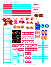 Free Donkey Kong Arcade Game Nintendo Planner Stickers From The Lagniappe Boutique S Blog Little Something Free Planner Stickers Planner Stickers Free Planner