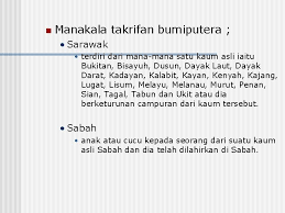 Kaum murut juga terbahagi kepada murut tahol atau tagol, tidung, timugon, sembakung, paluan, bookan, kalabakan, dan. Golongan Etnik Yang Terbesar Di Sabah Dan Sarawak Bumiputera Bukan Bumiputera Orang Asli Orang Melayu Budaya Mereka Yang Penduduk Yang Iban Bidayuh Kayan Kenyah Ia Masih Mengikut Cara Hidup Orang Asli