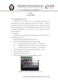 Maybe you would like to learn more about one of these? Bab 2 Laporan Praktikum Cnc Teknik Mesin Studocu