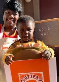 This Little Boy Gets Into The Halloween Spirit As The Popeyes Chicken Sandwich Gma
