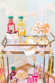 11 Awesome Ways To Use A Bar Cart Brunch Party Decorations Brunch Bar Brunch Decor