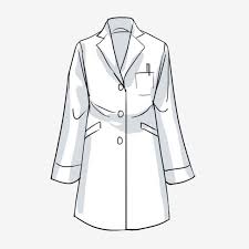 Black And White Coat Clipart Drawing White Lab Coat Drawing White Lab Png Transparent Clipart Image And Psd File For Free Download In 2020 White Lab Coat Doctor White Coat Coat