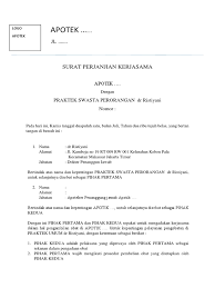 Hal ini bisa kita buktikan dengan semakin banyaknya orang yang memilih jurusan kesehatan saat menempuh pendidikan tinggi. Contoh Surat Perjanjian Kerjasama Antara Klinik Dengan Apotek Contoh Surat