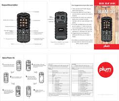 CLC A104 Ram 3G User Manual plum ram 3G ...