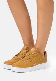 Nike кроссовки air force 1 mid 07 beige. Nike Sportswear Air Force 1 Sneaker Low Wheat Sunset Pulse Black Beige Zalando De