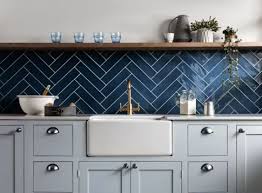 Kitchen wall tiles design ideas. Pin By James Thomas On Dream House Kitchen Wall Tiles Blue Kitchen Walls Blue Kitchen Tiles