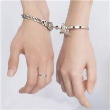 Personalized Love Lock And Key Matching Couple Bangle Bracelets Set Matching Couple Bracelets Bangle Bracelet Set Promise Bracelet