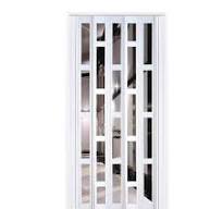 Amazon.com: JYHHCYS Puertas de armario de acordeón para dormitorios – 22,  32, 42, 52, 62, 72, 80 pulgadas de ancho, aislamiento acústico, puerta ...