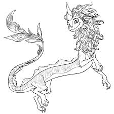 Lisa frank dragon fantasy myth mythical mystical legend dragons. Raya And The Last Dragon Coloring Pages Coloring Pages For Kids And Adults