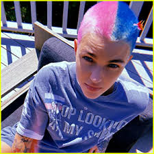 Maybe you would like to learn more about one of these? Ruby Rose Debuts Hot Pink Blue Buzzed Hair Style During Quarantine Ruby Rose Just Jared