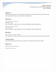 Put your best foot forward with this clean, simple resume template. 25 Resume Templates For Microsoft Word Free Download