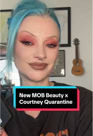Trying the brand new @CourtneyQuarantine and @MOB Beauty launch!  #makeupreview #makeupartists #makeuptutorial #grungeaesthetic  #makeuptransformation