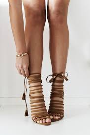 Brown Strappy Heeled Sandals A Statement Choice For Any