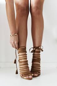 brown strappy heeled sandals a statement choice for any