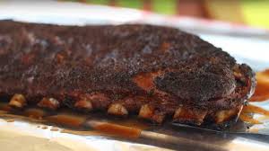 Tasty bbq pork ribs with potatoes and kou slow salad on a wooden board. Aaron Franklin Bbq Texas Style Smoked Pork Ribs Masterclass Review Youtube