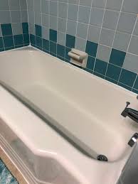 Pour vinegar on the stained areas of the bathtub. Tub Tile Renew Reviews Independence Ky Angi