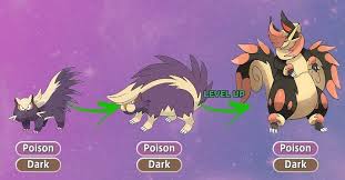 Pokemon Shield Evolving Stunky Into Skuntank - Youtube