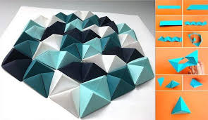 Cara Membuat Hiasan Dinding Dari Kertas Karton Kertas Lipat Https Www Tokopedia Com Livon Etalase R Origami Seni Dinding Buatan Sendiri Pembuatan Perhiasan