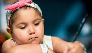 Cancer exposes childhood brain tumor patient to a world of art