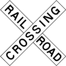 Railroad Crossing Train Traffic Playroom 18x18 Vinyl Decor Etsy Train Decor Letter Wall Playroom