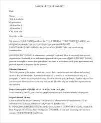 Sample Letter Of Inquiry Unique Sample Grant Proposal Letter 9 Examples In Word Pdf In 2020 Proposal Templates Mission Statement Template Proposal Letter