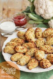 Cortar la coliflor puede crear un bonito desastre en la cocina. Croquetas De Coliflor Al Horno Pequerecetas