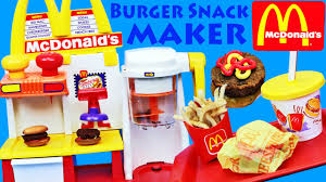 Mcdonalds Burger Maker Happy Meal Magic Hamburger Snack Maker French Fries New Diy Recipe For Kids Happy Meal Mcdonalds Burger Maker Happy Meal