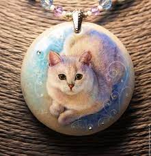 kulon obernus ya beloj koshkoj zakazat na yarmarke masterov aipntru podveska moskva koshachij art illyustracii s zhivotnymi gornye zhivotnye